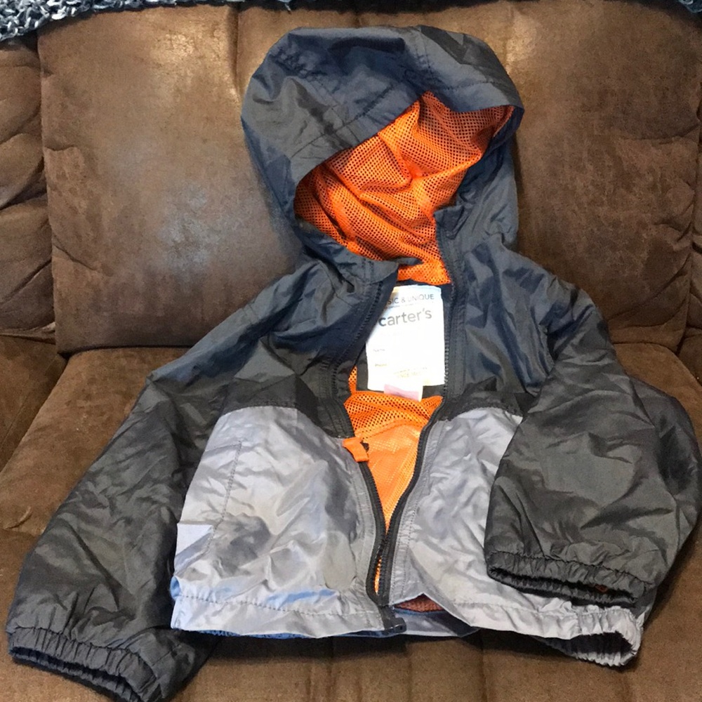 EUC carters windbreaker size 4